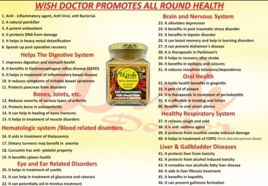 100% Ground Herbs with Ginseng All in One Formula
