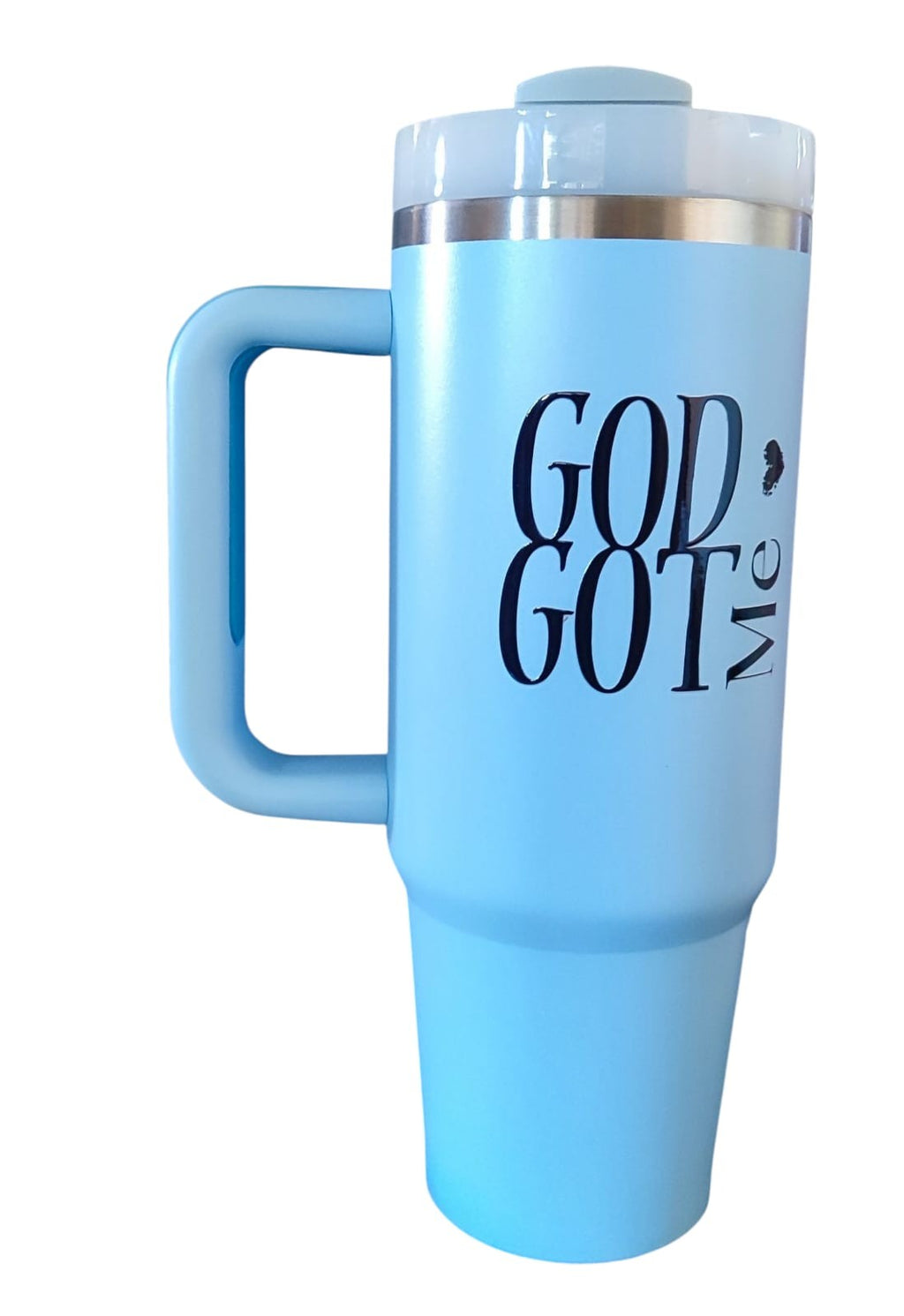 Insulated Leak Proof Travel Bottle 890ml - "God Got Me"