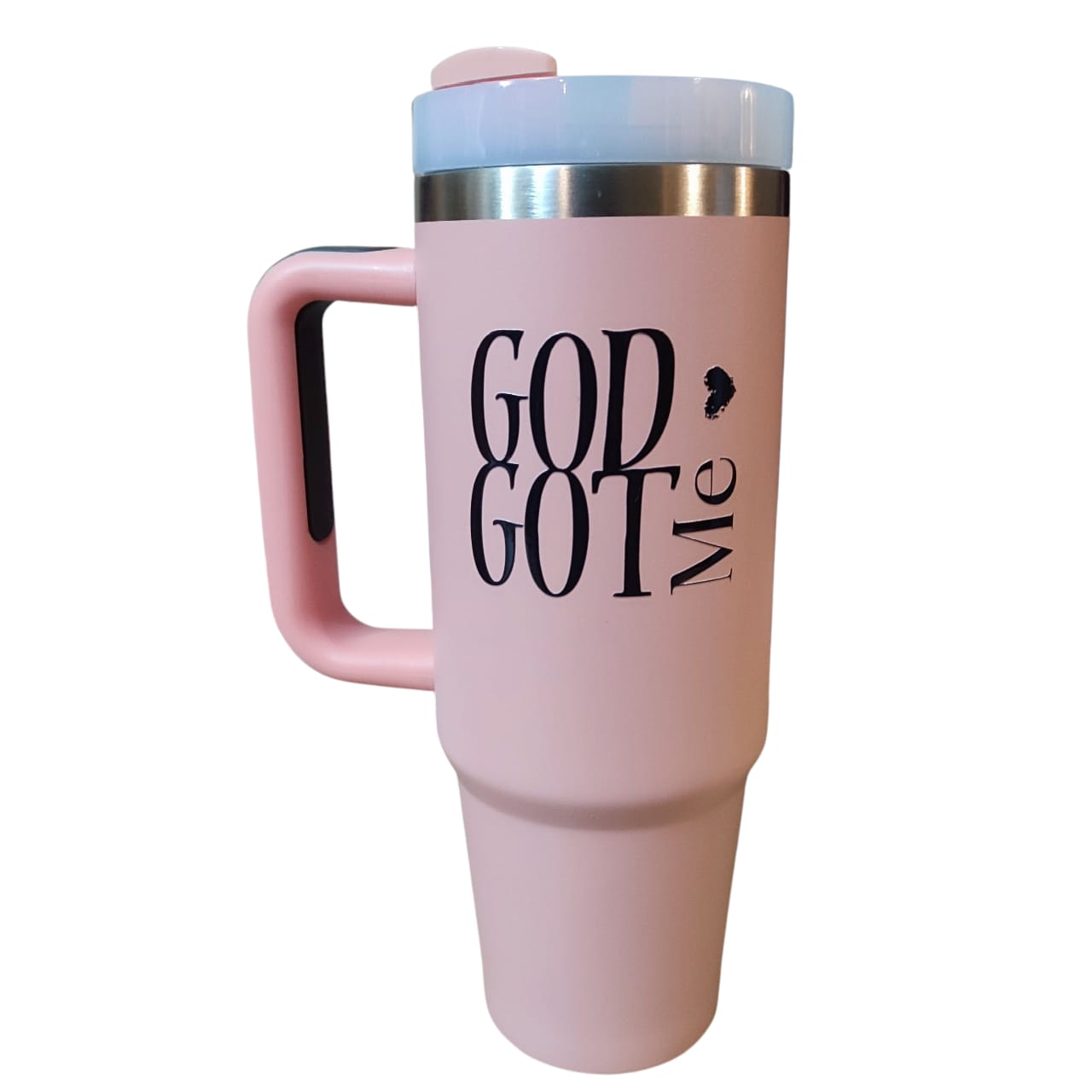 Insulated Leak Proof Travel Bottle 890ml - "God Got Me"