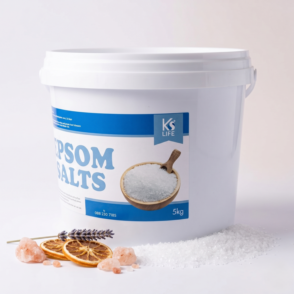 Epsom Salt 5KG | Natural Relaxation | KS Life
