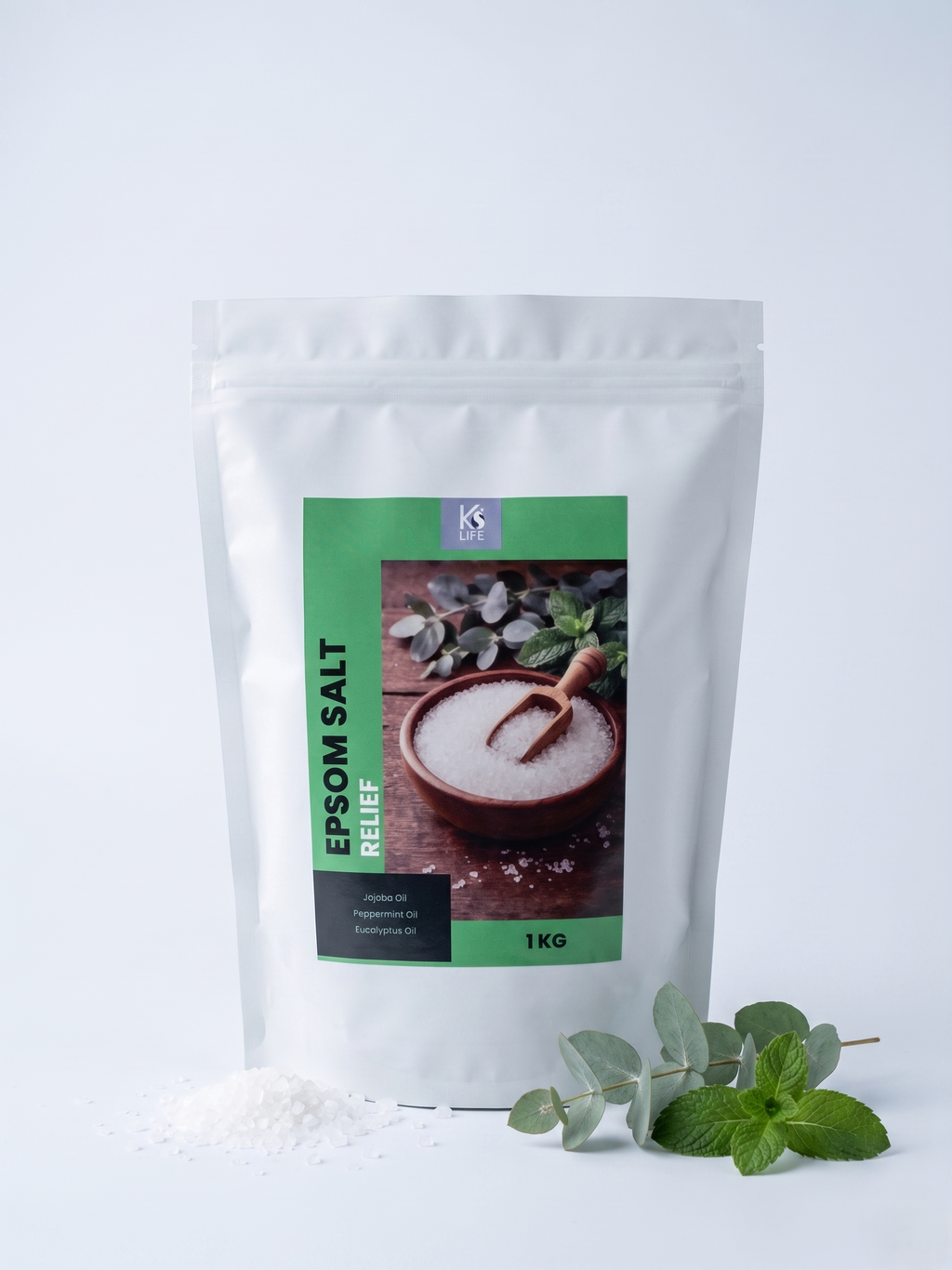 Relief Epsom Salt 1KG | Natural Relaxation | KS Life