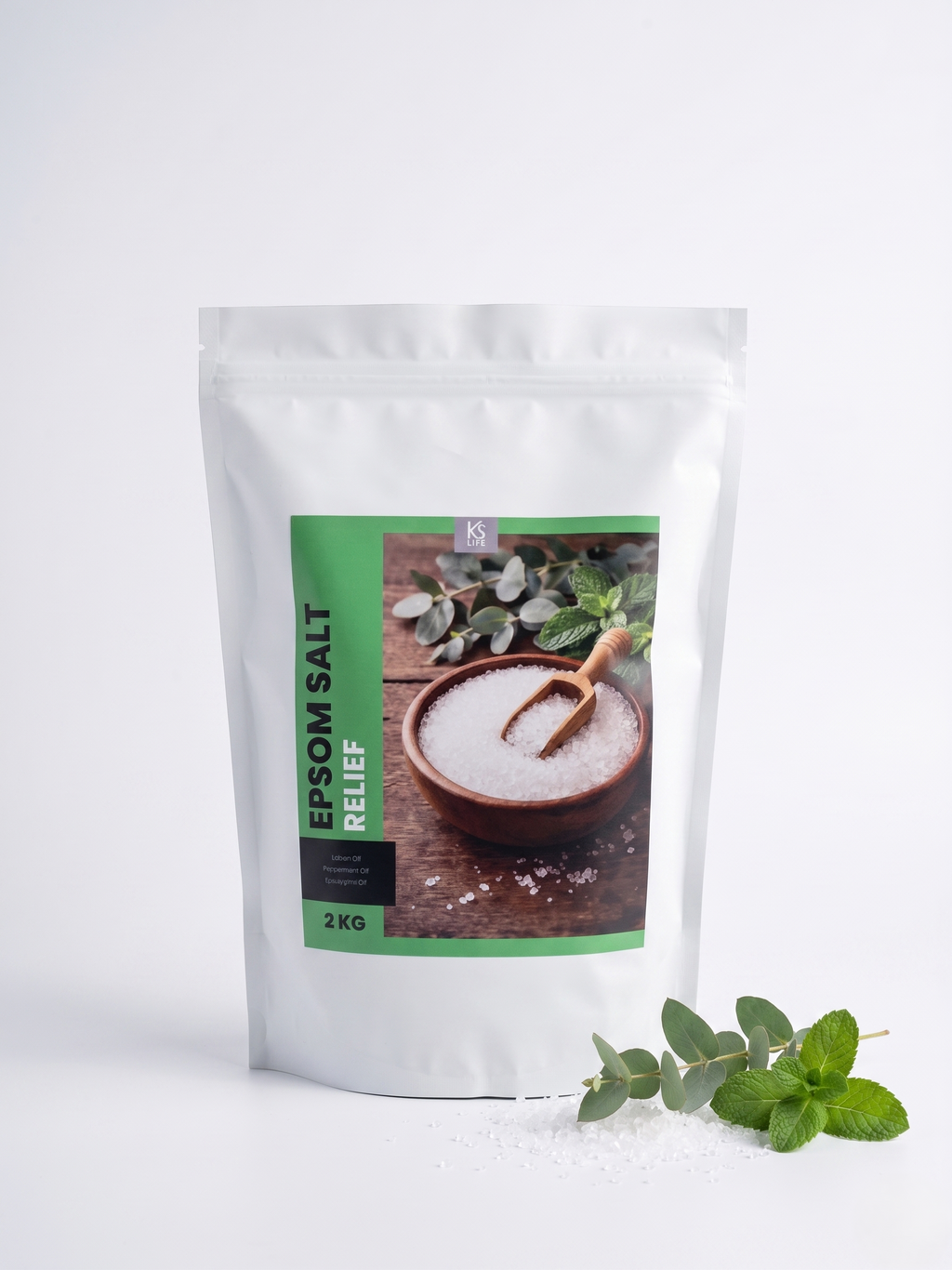 Relief Epsom Salt 2KG | Natural Relaxation | KS Life