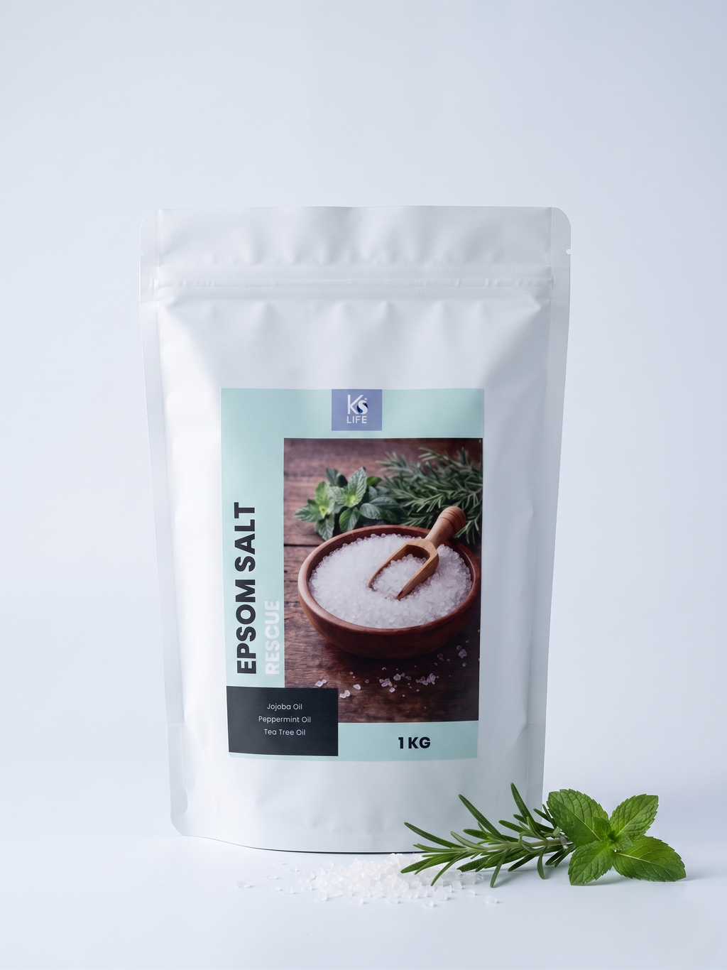 Rescue Epsom Salt 1KG | Natural Relaxation | KS Life
