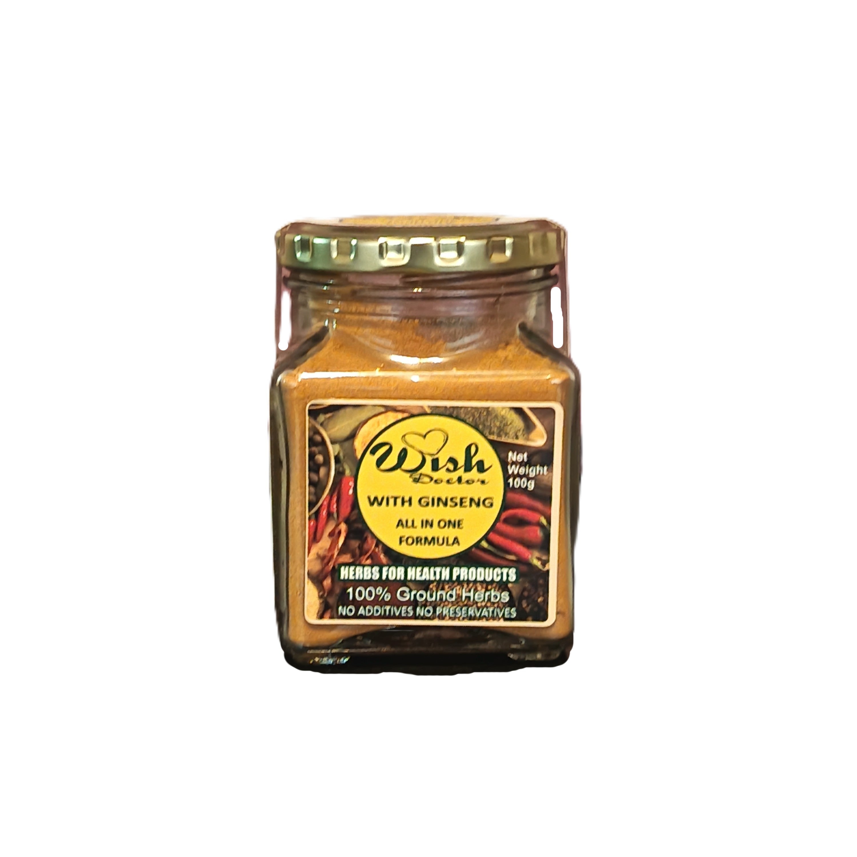 100% Ground Herbs with Ginseng All in One Formula