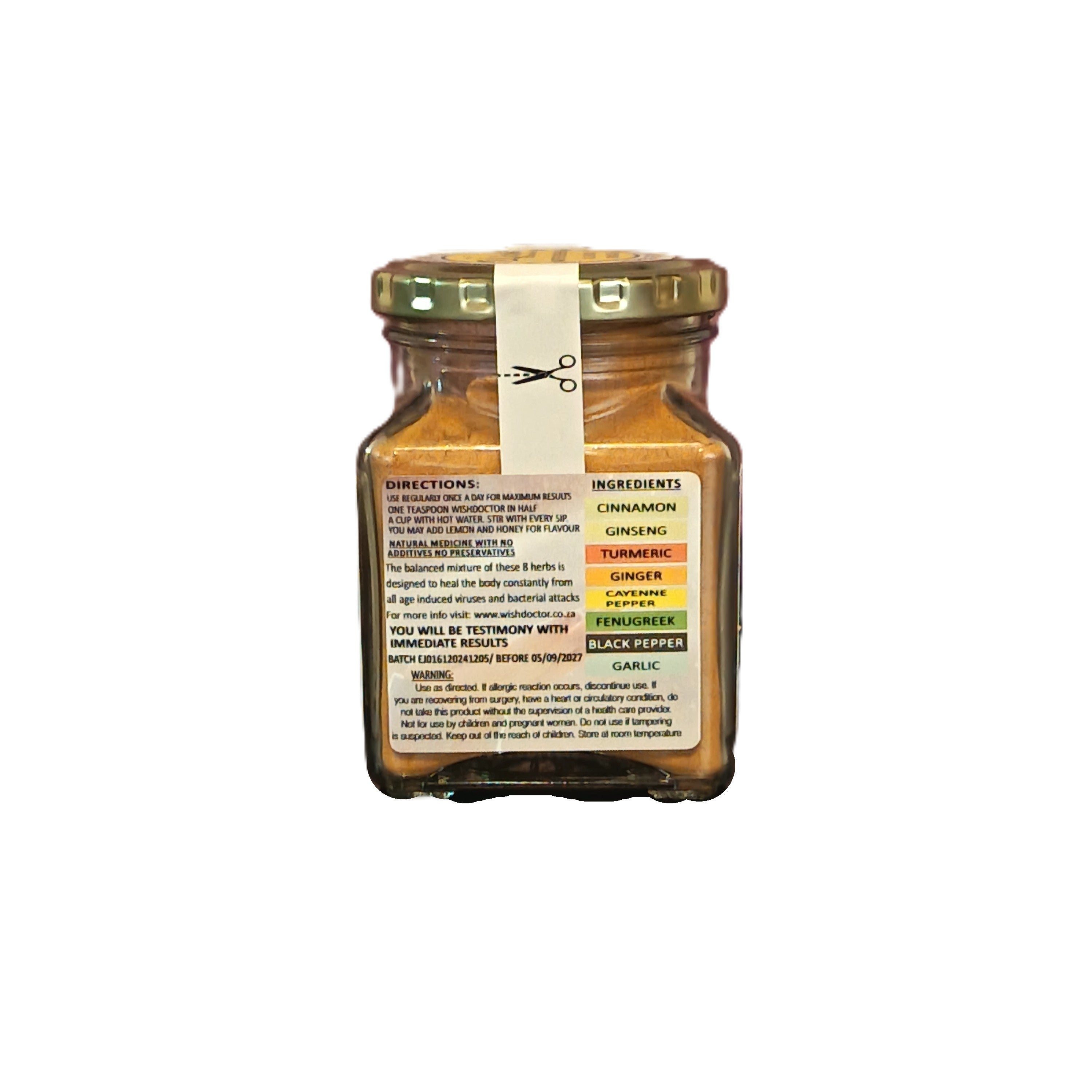 100% Ground Herbs with Ginseng All in One Formula